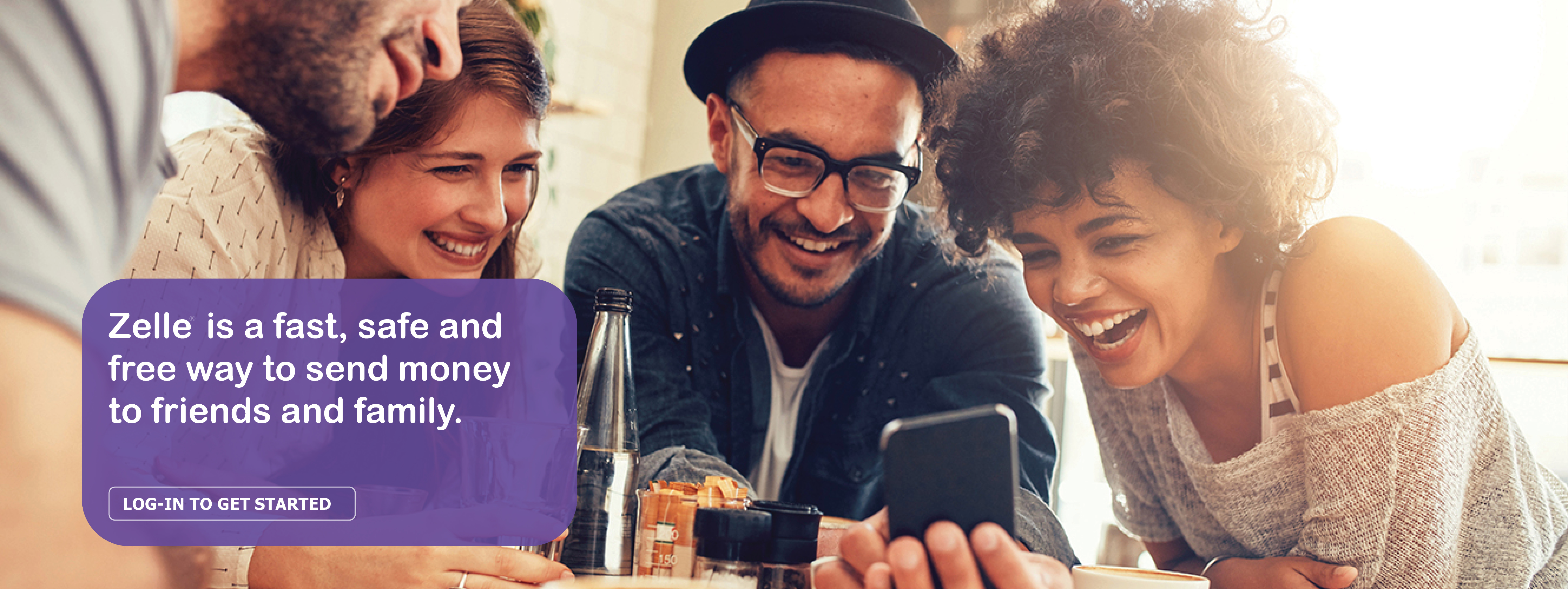 Zelle is a fast, safe and free way to end money to friends and family. Log-in to get started..